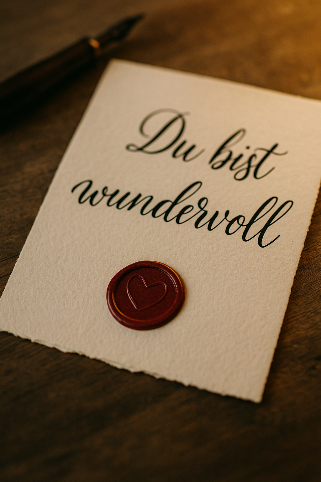 Papier mit Wachssiegel